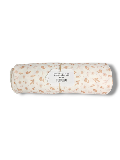 *Unique Design* Double Brushed Poly 1½ Yards
