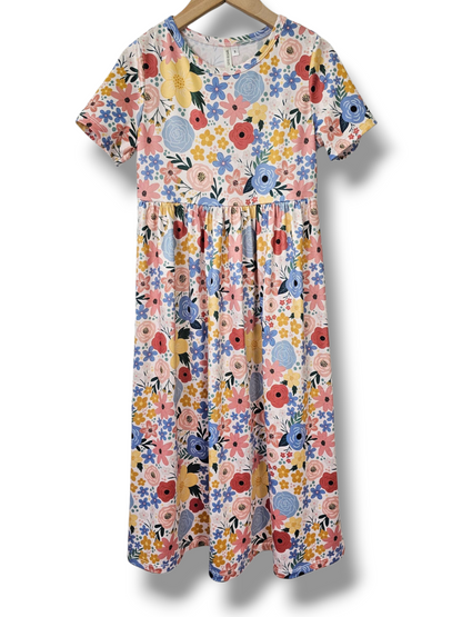 Size 5 Dty Knit Dress Daybreak Burst