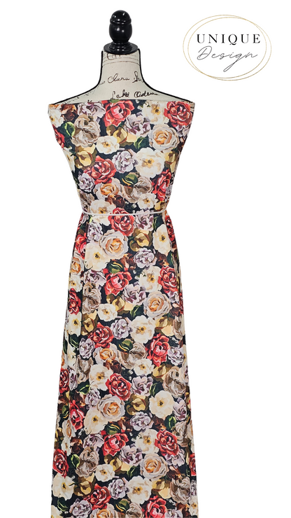 *Unique Design* Willow Ribbed Knit Vintage Garden