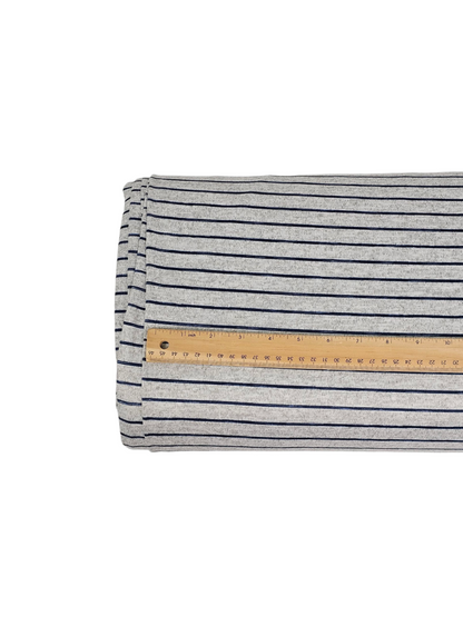 Sweater Knit Navy Stripe