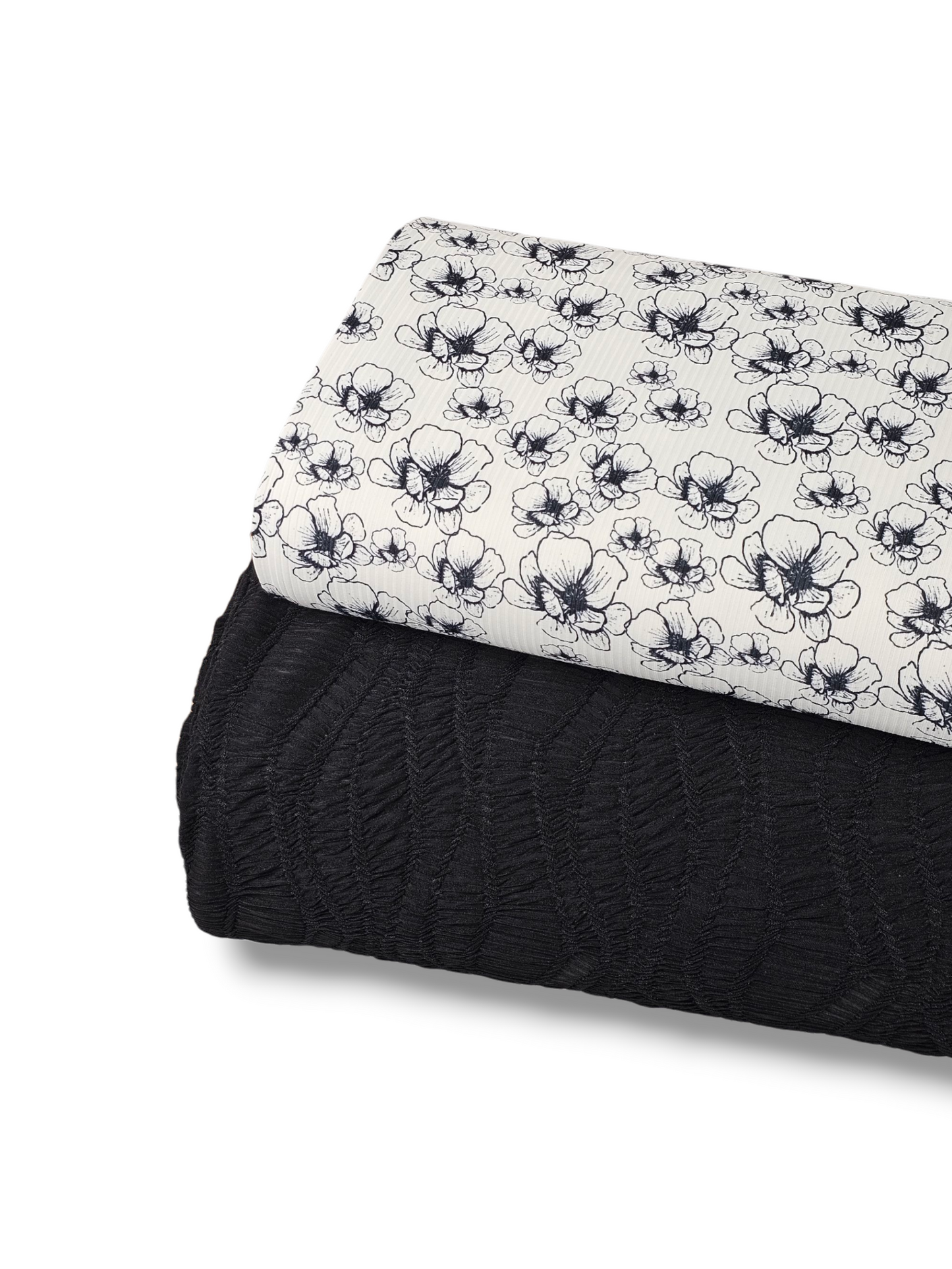 Geomtric Jacquard Knit Black