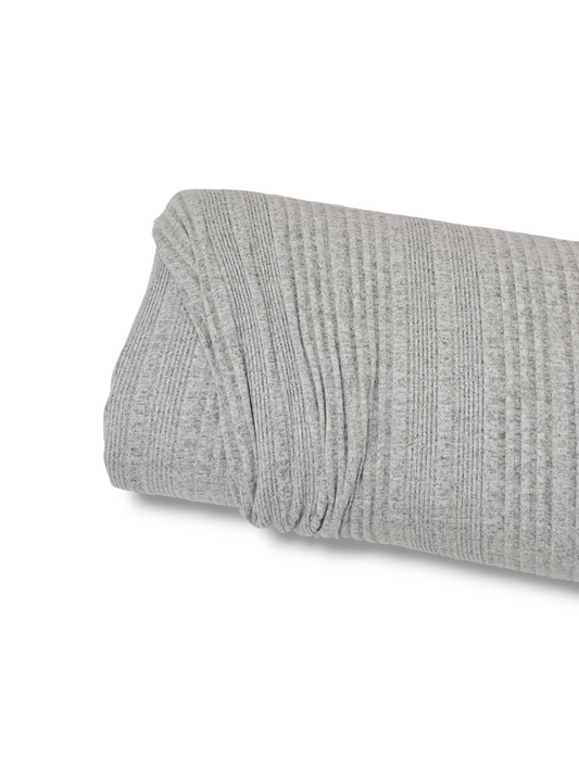 Sweater Knit Varigated Gray