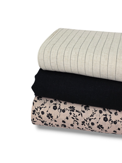 *Unique Design* Linen Ivy Blooms Tan