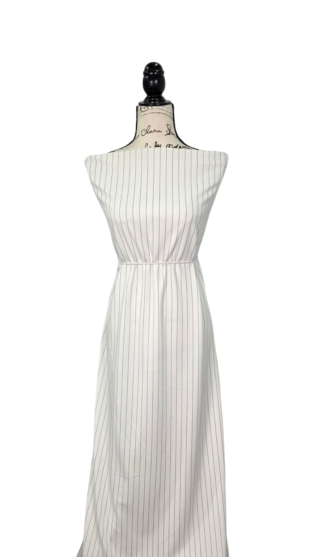 Techo Crepe Pinstripe Ivory