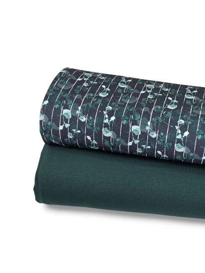 *Unique Design* Cloud Poly Eucalyptus Stripe Black