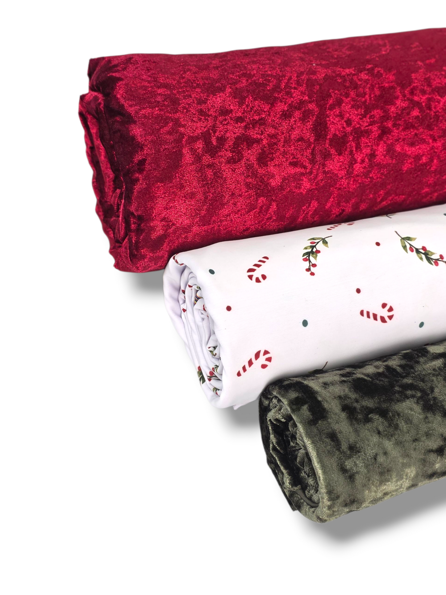 Crushed Velvet Burgundy