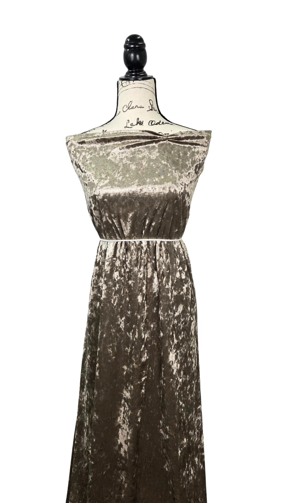 Crushed Velvet Taupe