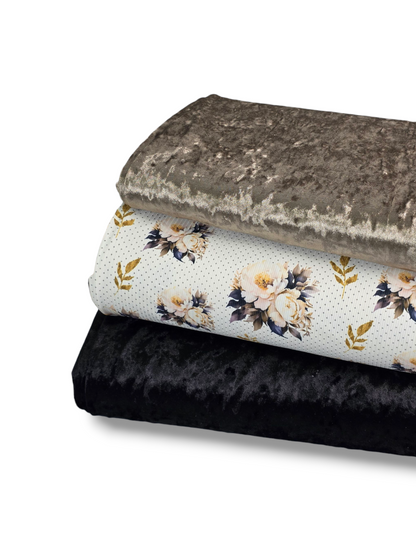 Crushed Velvet Taupe