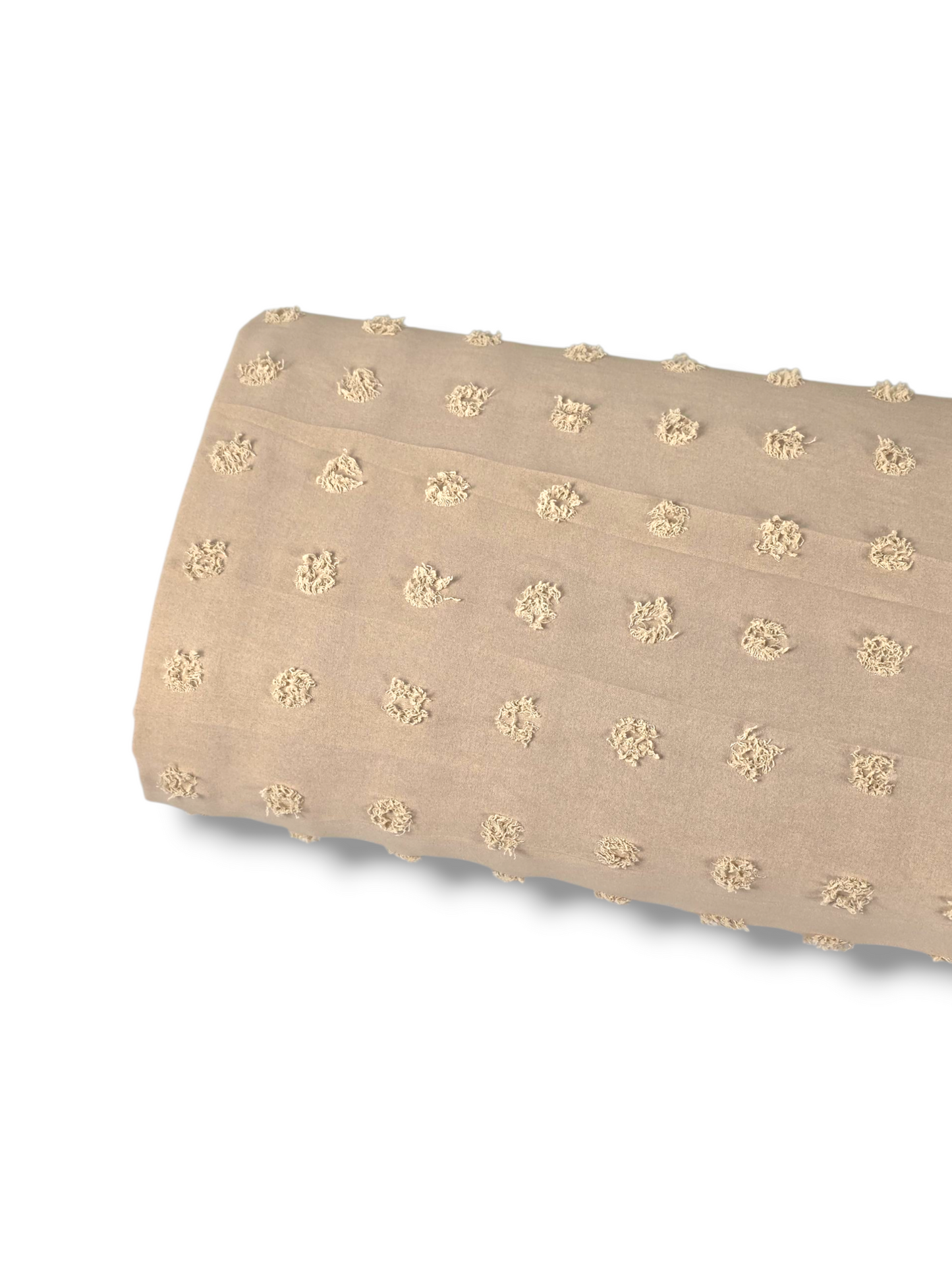 Penny Size Poly Swiss Dot Cream