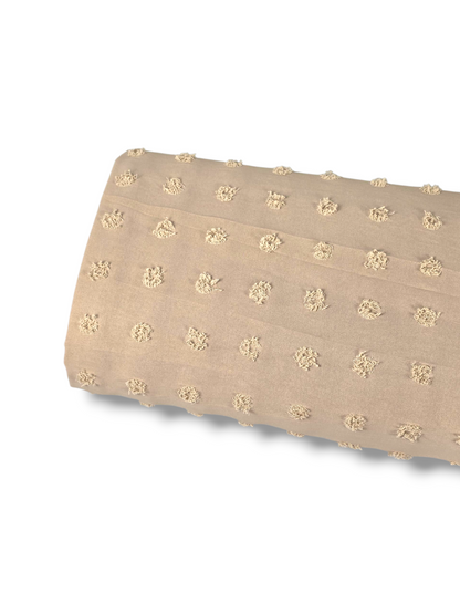 Penny Size Poly Swiss Dot Cream