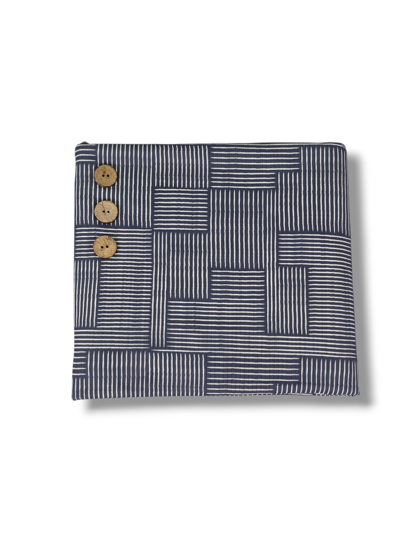 Reign Rib Knit Modern Grid Slate Blue – Sew Unique