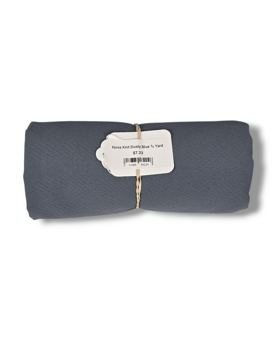 Nova Knit Dusty Blue ¾ Yard