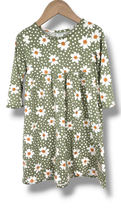 18-24 Mo. Dress Single Brushed Daisy Paradise