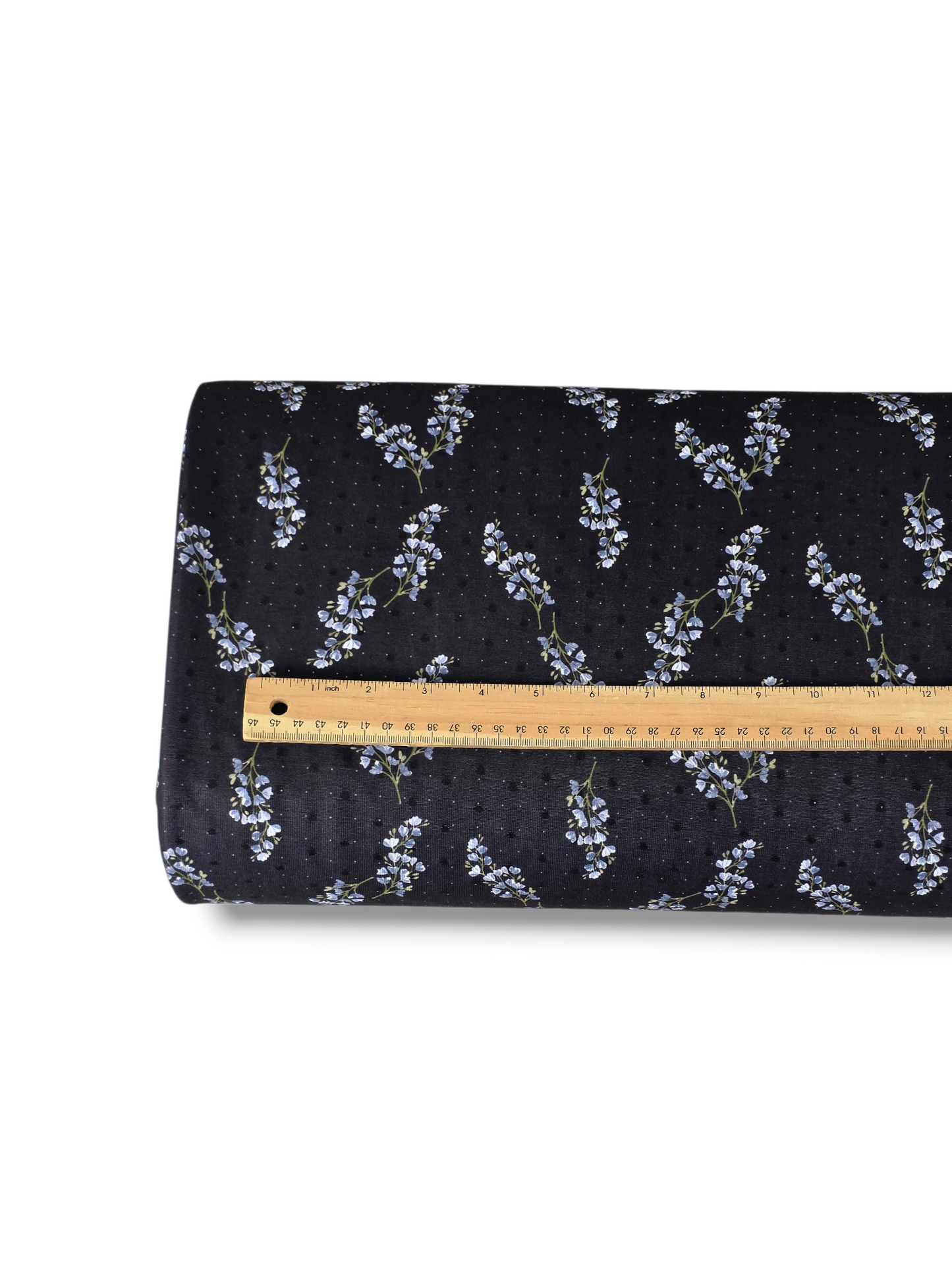 *Unique Design* Swiss Dot Knit Bluebell Midnight