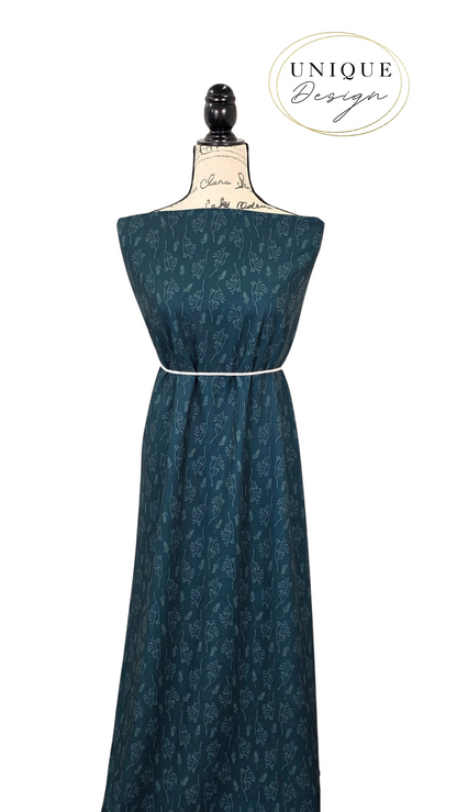 *Unique Design* Cloud Poly Fine Foliage Deep Teal