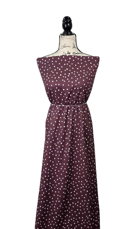 Pineskin Ditsy Dots Mulberry