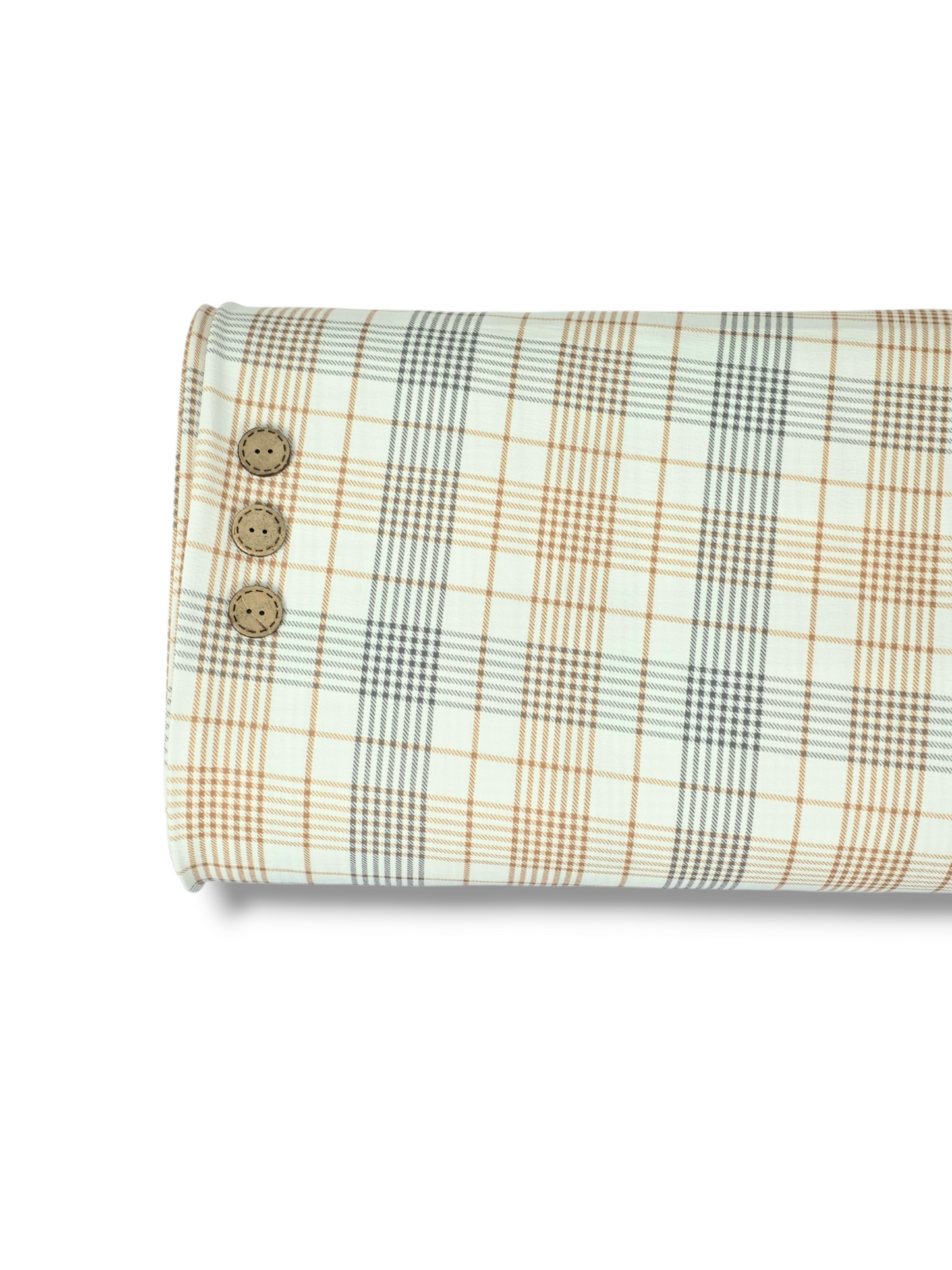 *Unique Design* Cloud Poly Modern Plaid White Small