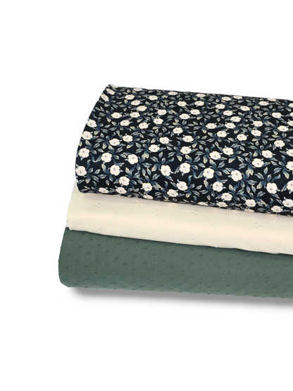 *Unique Design* Cloud Poly Ivory Blooms