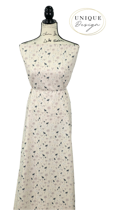 *Unique Design* Cloud Poly Dreamy Flourish Cream