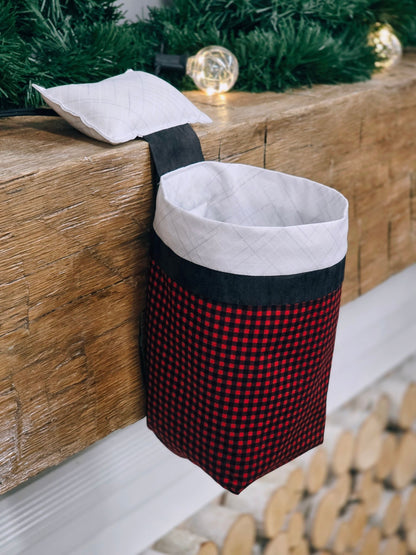 Thread Catcher Red Gingham