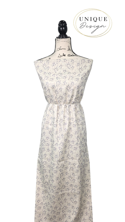*Unique Design* Linen Serene Sprays Ice Blue
