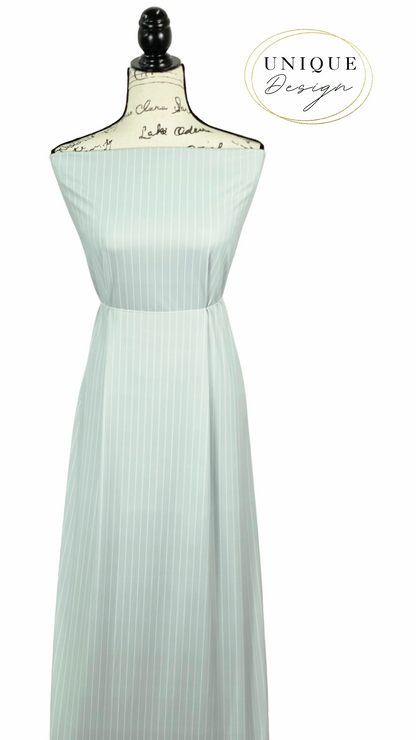 *Unique Design* Willow Ribbed Knit Minimal Stripe Frost
