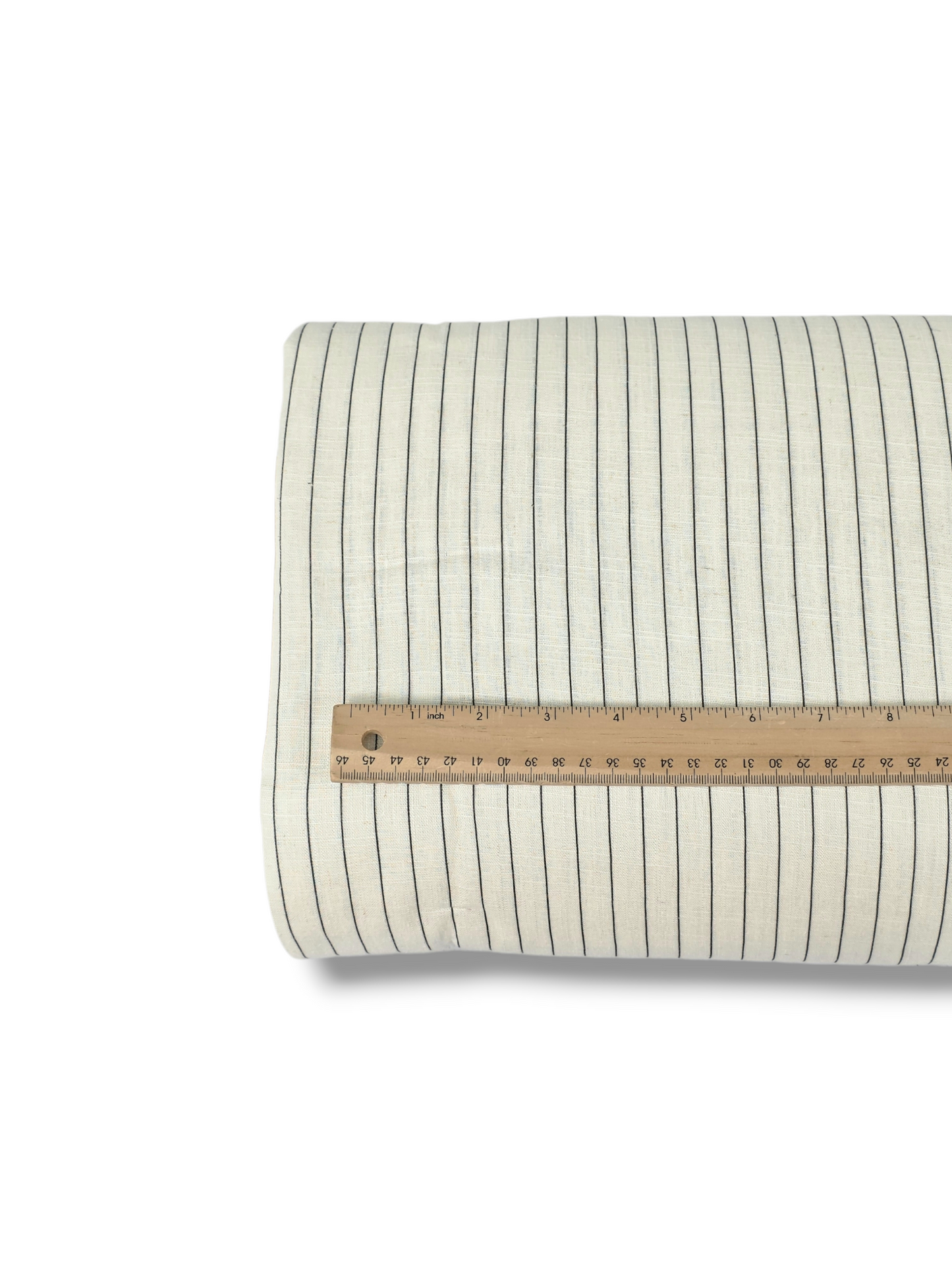 *Unique Design* Linen Minimal Stripe Ivory