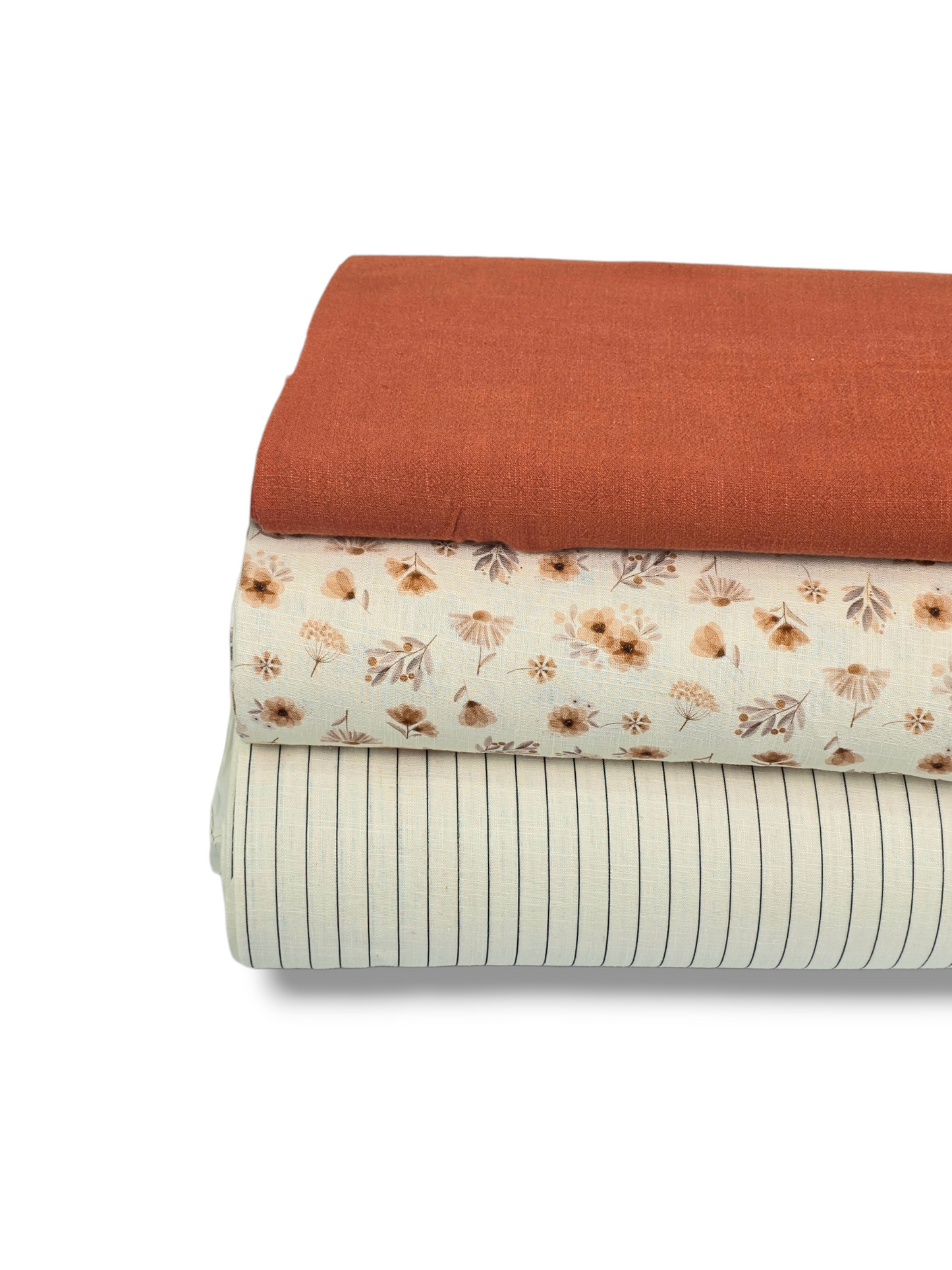 *Unique Design* Linen Minimal Stripe Ivory