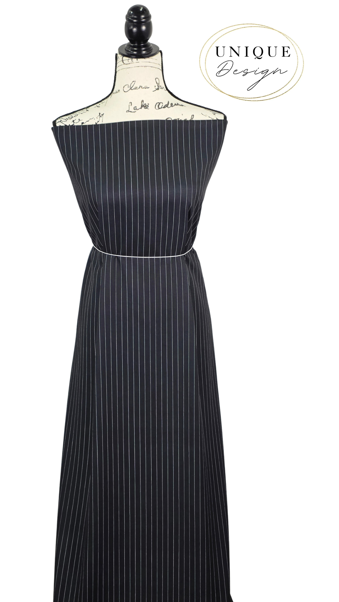 *Unique Design* Cloud Poly Minimal Stripe Black