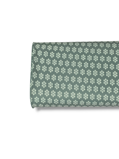 * Unique Design * Cloud Poly Gathered Geometry Forest Green