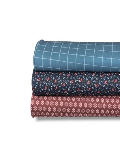 * Unique Design * Cloud Poly Gathered Geometry Brick Red