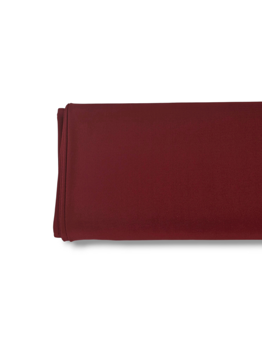 Crinkle Crepe Polyester Red