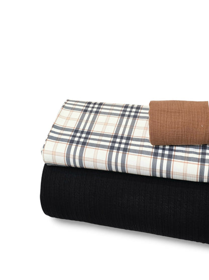 Golden Rib Solid Black