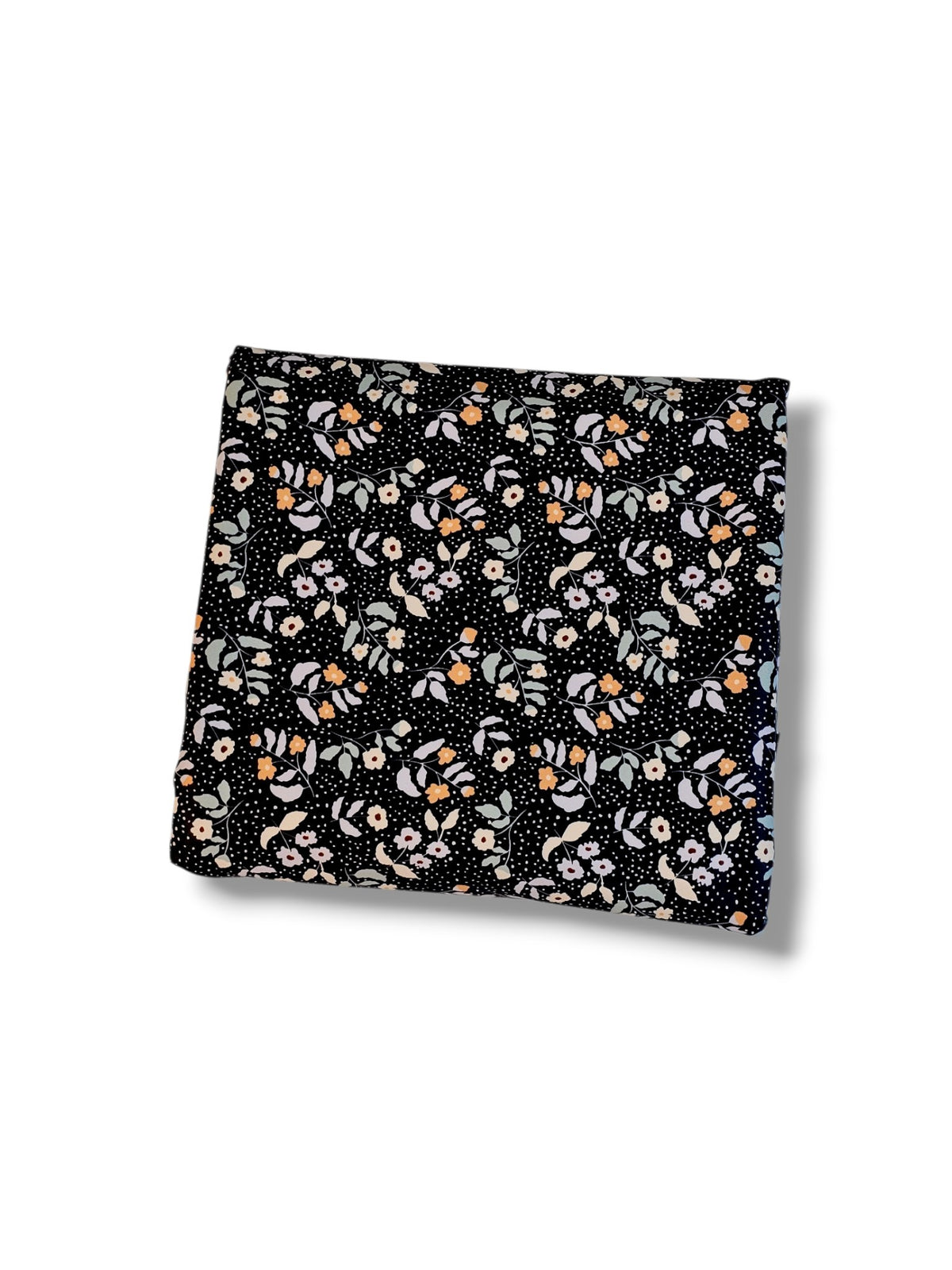 *Unique Design* Tricot Knit Darling Petals Black
