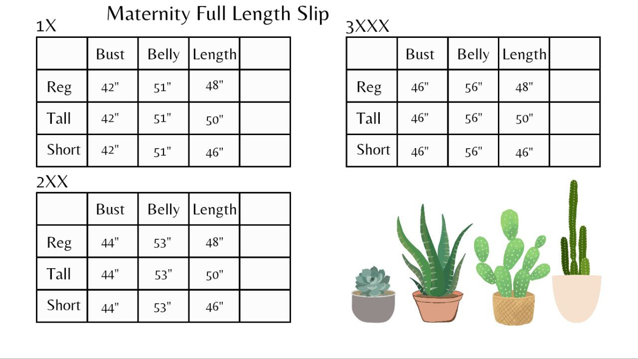 Full Length Maternity Slip