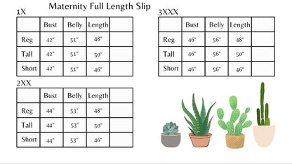 Full Length Maternity Slip