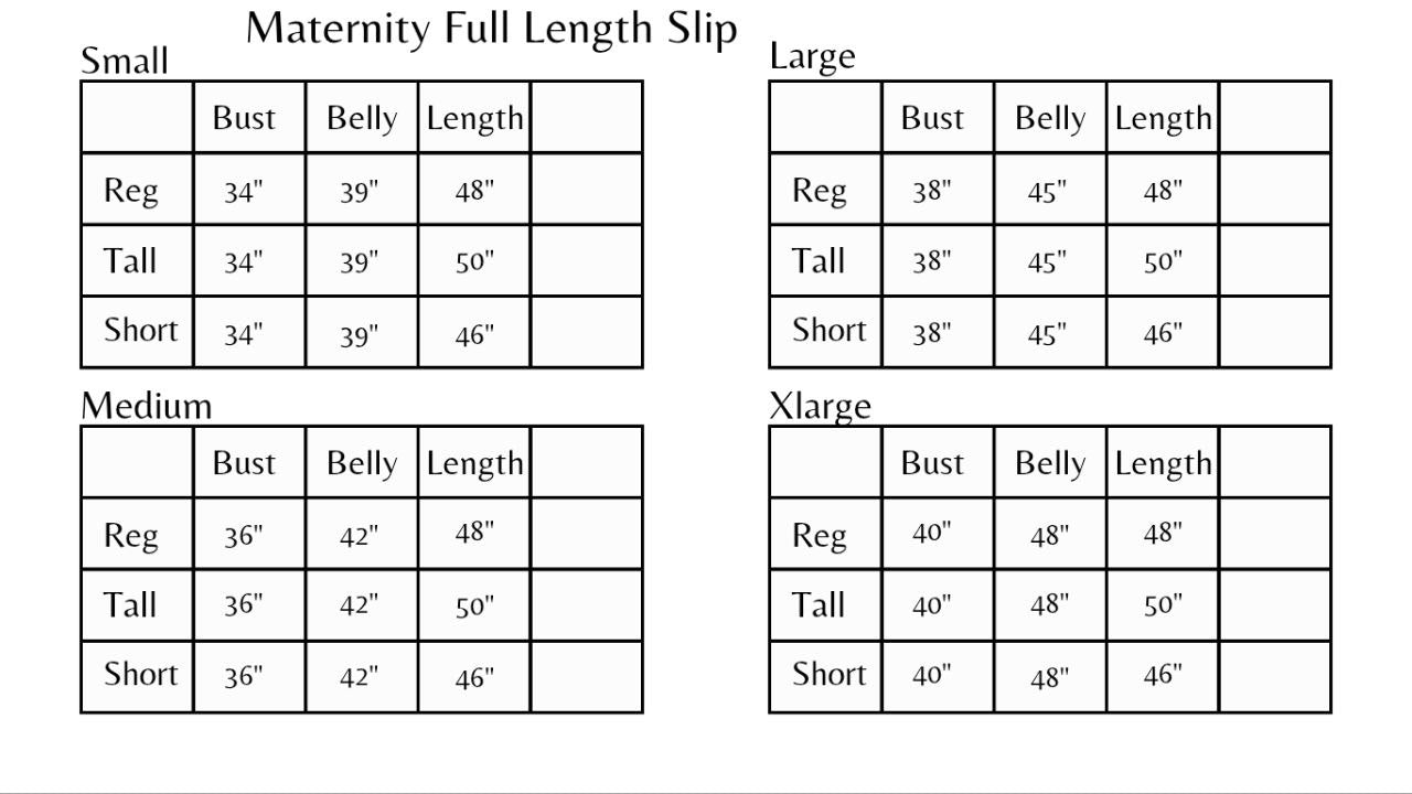 Full Length Maternity Slip