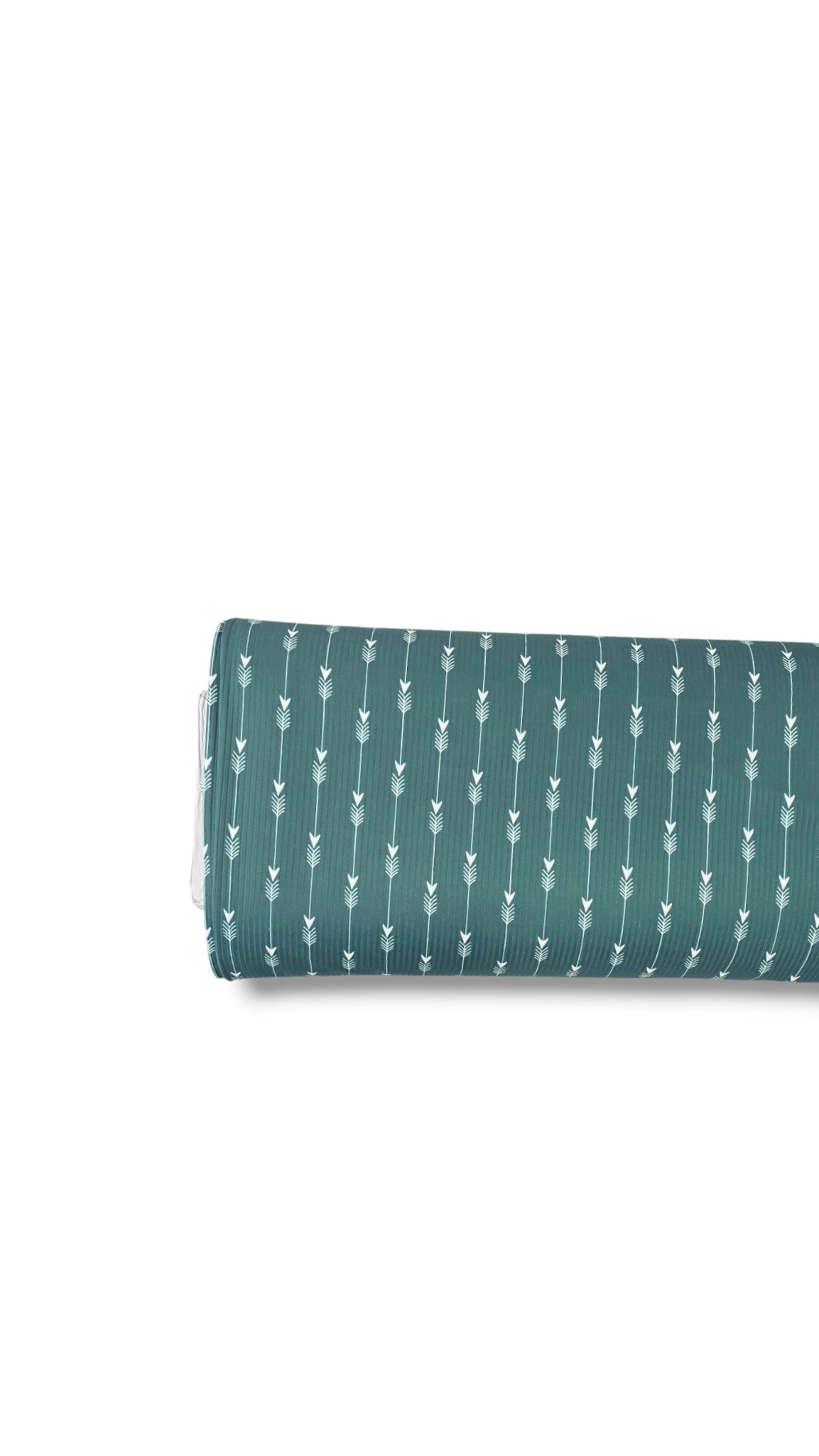 *Unique Design* Willow Ribbed Knit Sketched Arrows Teal