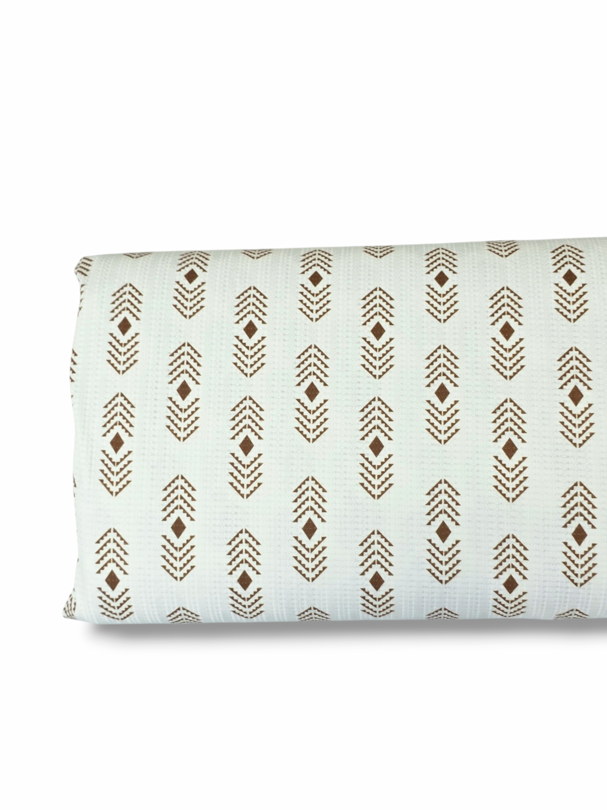 * Unique Design * Pointelle Tribal Diamonds Rust