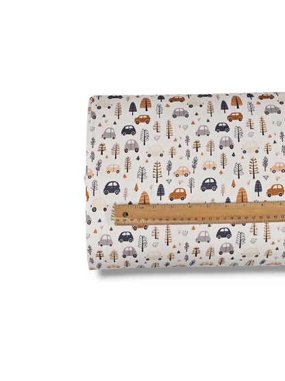 * Unique Design * Cotton Knit Woodland Cars