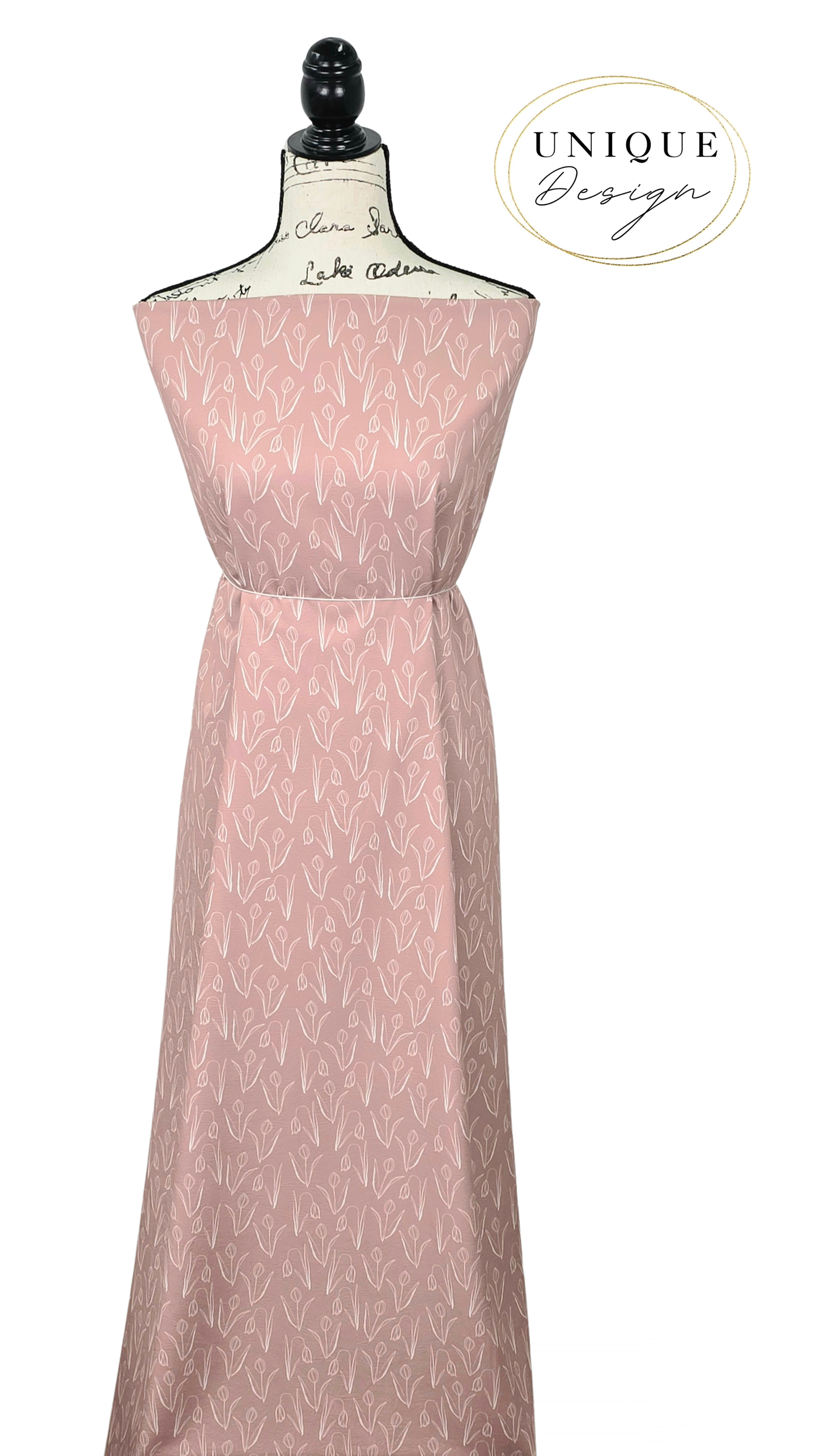 * Unique Design * Cloud Poly Springtime Tulips Pink