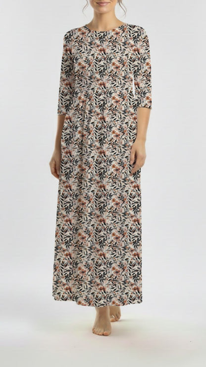 * Unique Design * Linen Botanical Blush