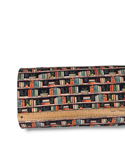 * Unique Design * Ribbed Knit Cotton Feel Vintage Bookshelf