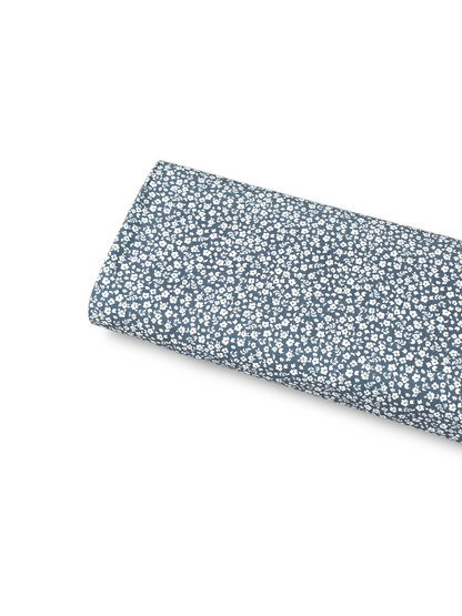 *Unique Design* Crinkled Crepe Sweet Blossom Dusty Blue