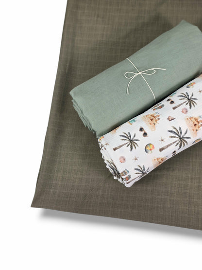 Polyester 4-Square Tan