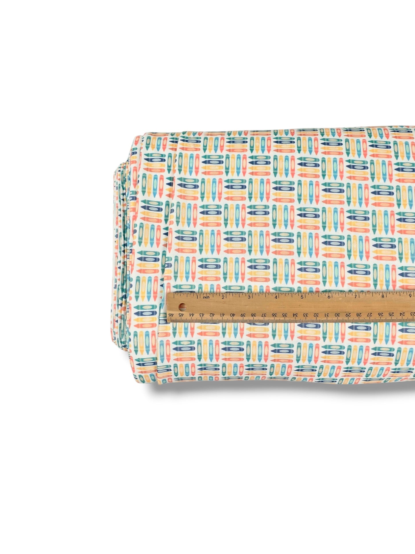 *Unique Design* Swiss Dot Knit Crayon Color Pop White