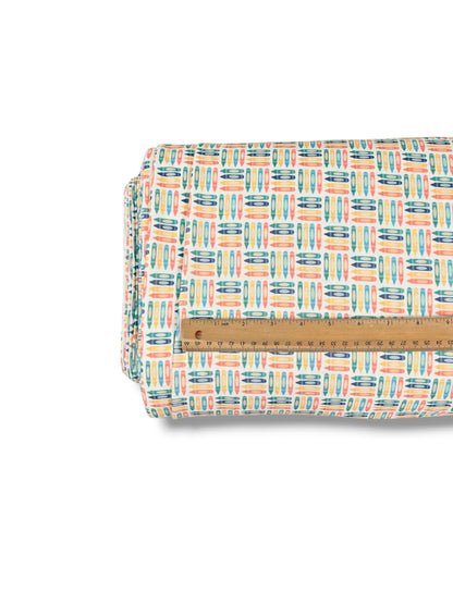 *Unique Design* Swiss Dot Knit Crayon Color Pop White