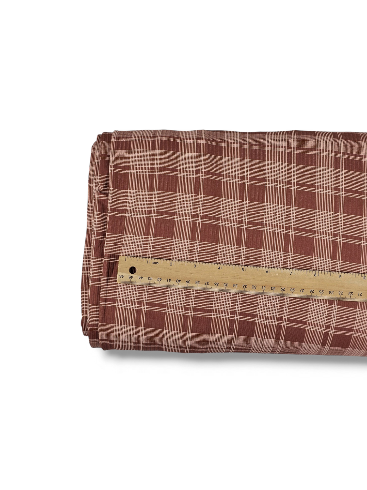 Reign Rib Knit Woven Threads Chestnut