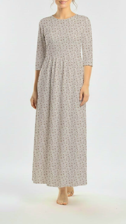 * Unique Design * Swiss Dot Knit Ivory Drift Beige