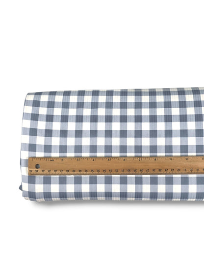 Reign Rib Knit Seaside Gingham Morning Mist